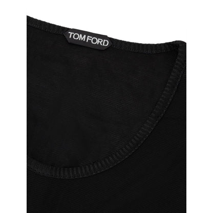 Tom Ford Black Viscose Tank Top