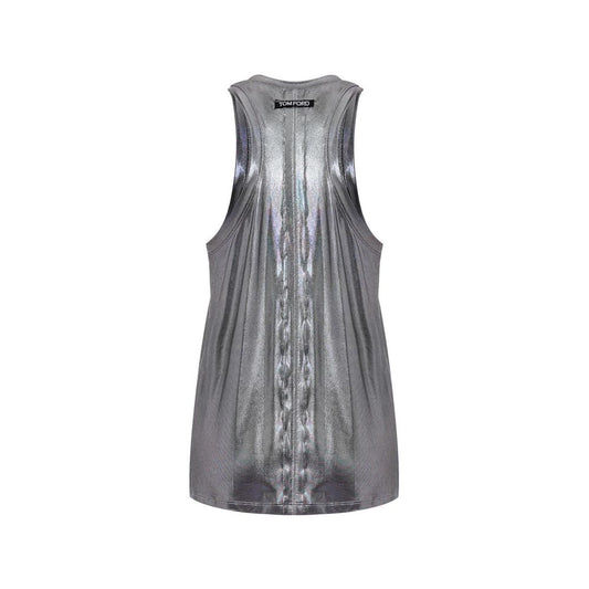 Tom Ford Gray Viscose Tank Top