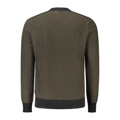 Hugo Boss Black Cotton Men Sweater