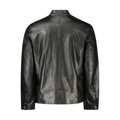Guess Jeans Black Polyethylene Jacket