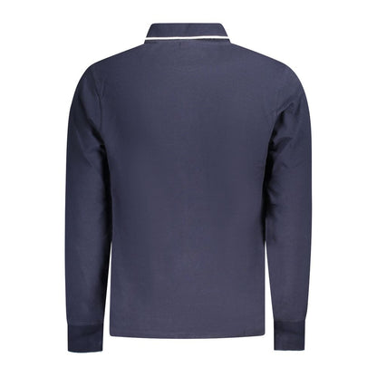 North Sails Blue Cotton Men Polo Shirt