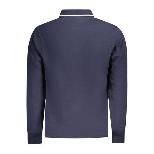 North Sails Blue Cotton Men Polo Shirt