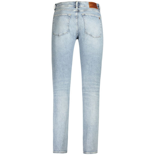 Hugo Boss Light Blue Cotton Jeans & Pant