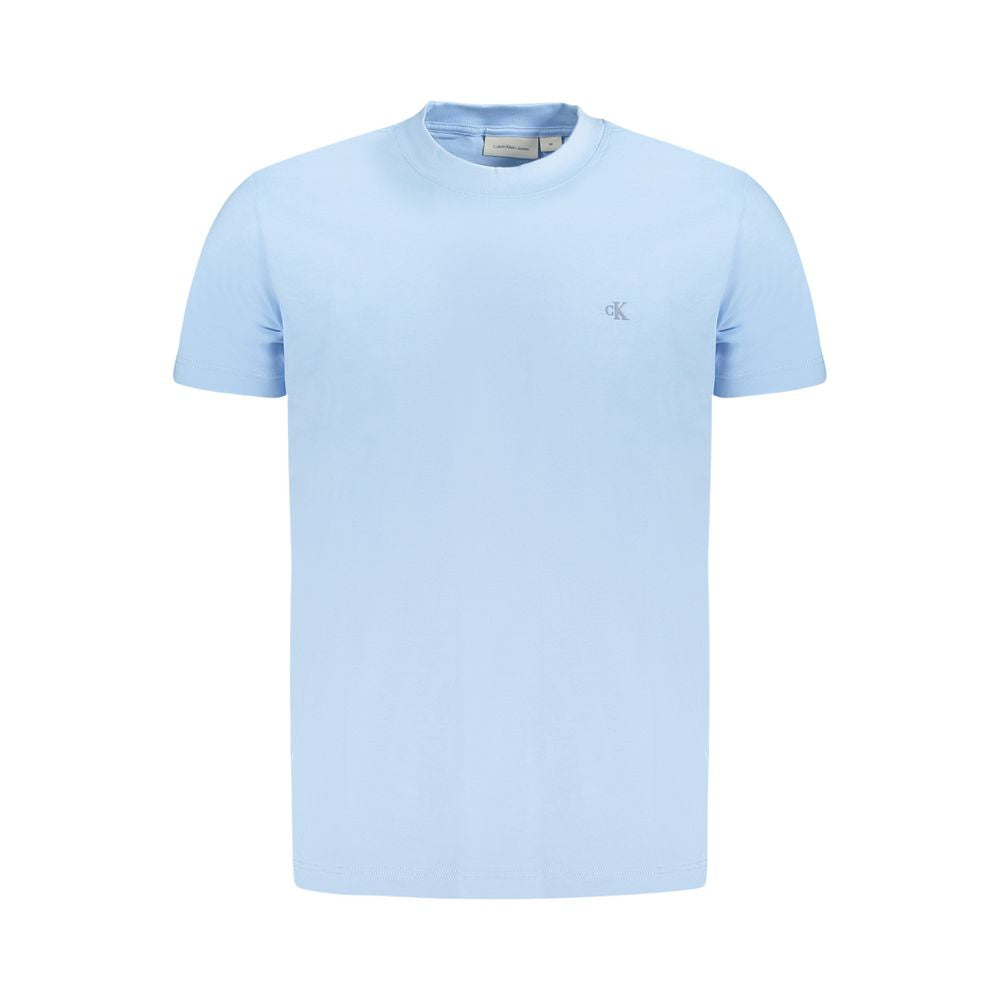 Calvin Klein Light Blue Cotton Men T-Shirt