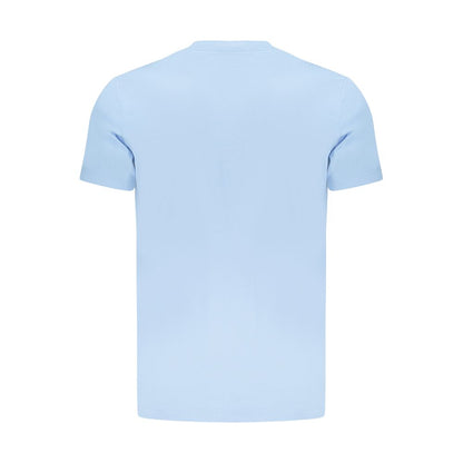 Calvin Klein Light Blue Cotton Men T-Shirt