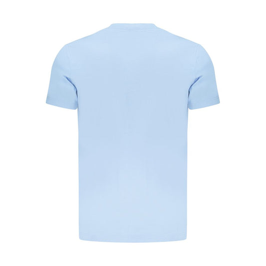 Calvin Klein Light Blue Cotton Men T-Shirt