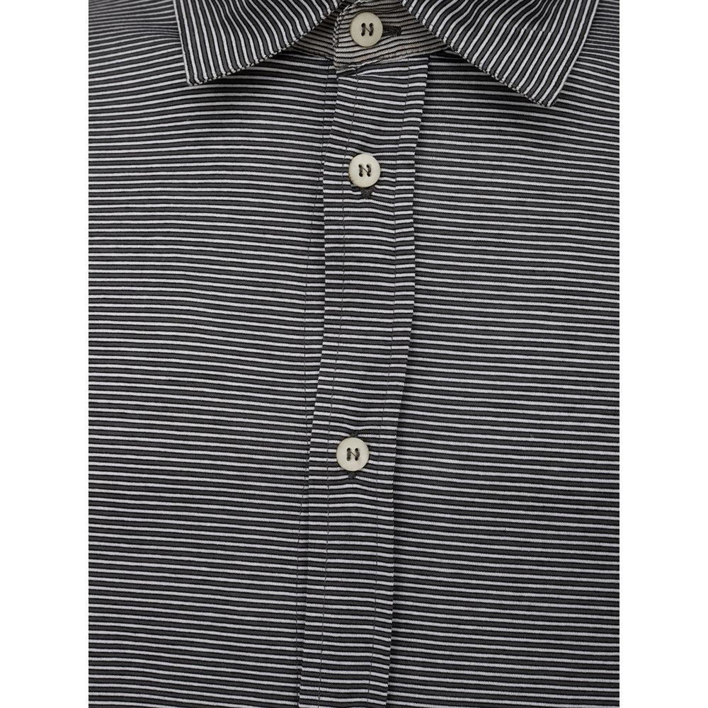 Canali Bicolor Cotton Shirt
