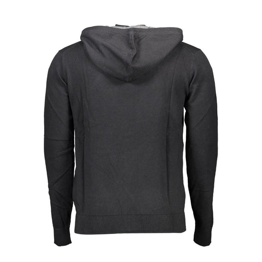 U.S. POLO ASSN. Black Cotton Mens Cardigan