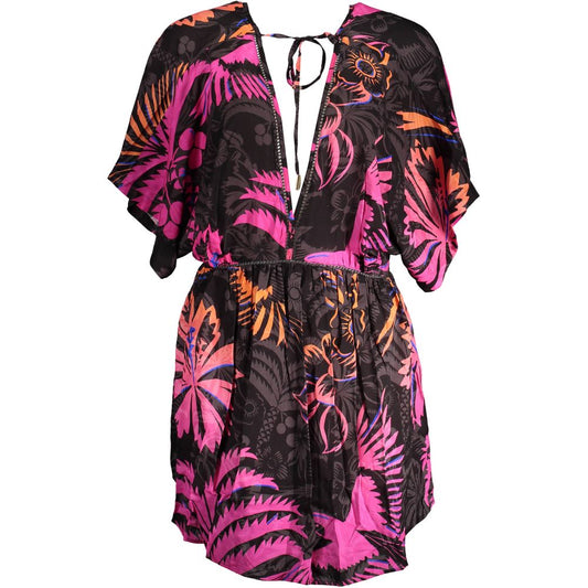 Desigual Black Cotton Women Dress