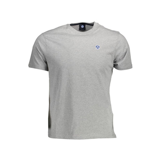 North Sails Brown Cotton Men T-Shirt