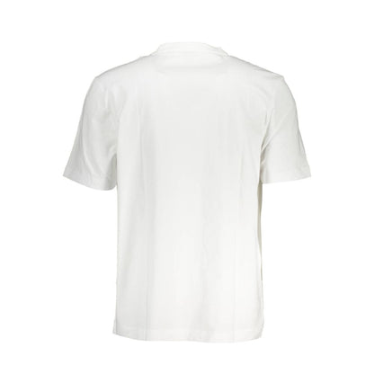 Hugo Boss White Cotton Men TShirt
