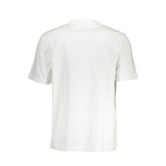 Hugo Boss White Cotton Men TShirt