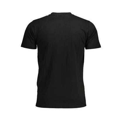 Sergio Tacchini Black Cotton Men T-Shirt