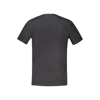 Hugo Boss Black Cotton Men T-Shirt