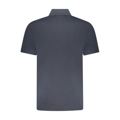 Hugo Boss Blue Cotton Polo Shirt