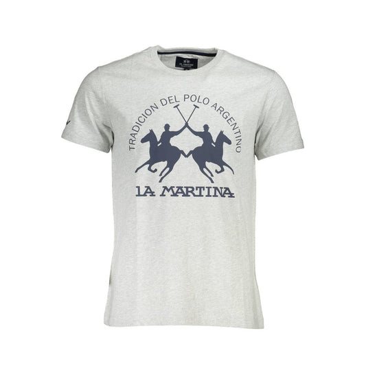 La Martina Brown Cotton Men T-Shirt