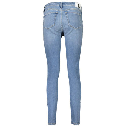 Calvin Klein Blue Cotton Women Jeans