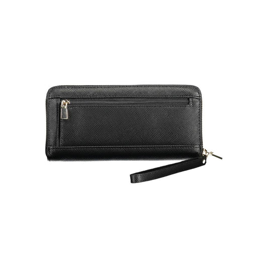 Guess Jeans Black Polyethylene Women Wallet
