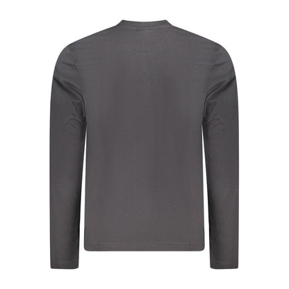 North Sails Black Cotton Men T-Shirt