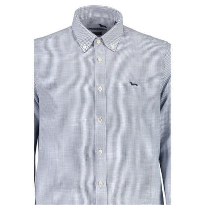 Harmont & Blaine Blue Cotton Men Shirt