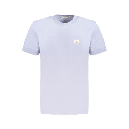 Calvin Klein Light Blue Cotton Men T-Shirt