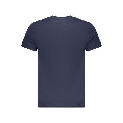 Tommy Hilfiger Blue Cotton Men T-Shirt