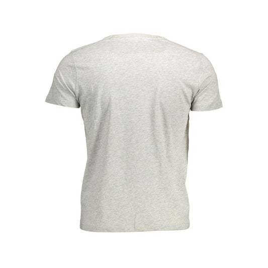 U.S. POLO ASSN. Gray Cotton Men T-Shirt