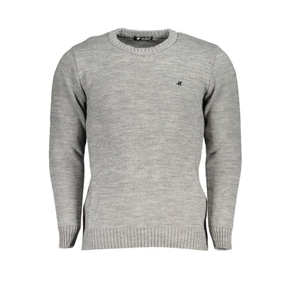 U.S. Grand Polo Gray Acrylic Men Sweater