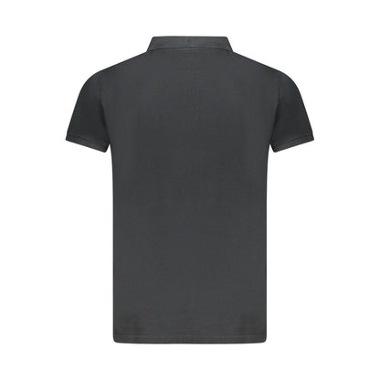Norway 1963 Black Cotton Men Polo Shirt