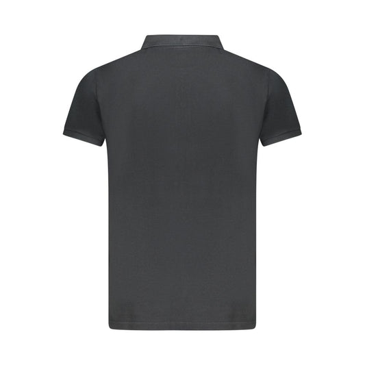 Norway 1963 Black Cotton Men Polo Shirt