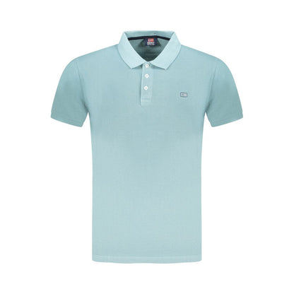 Norway 1963 Light Blue Cotton Men Polo Shirt