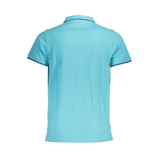 Norway 1963 Blue Cotton Men Polo Shirt