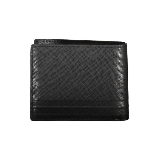 Tommy Hilfiger Black Leather Men Wallet