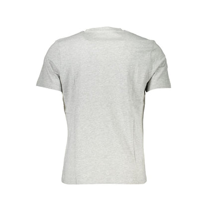 North Sails Gray Cotton Men T-Shirt