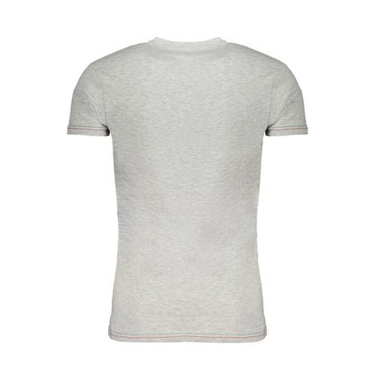 Aeronautica Militare Gray Cotton Men T-Shirt