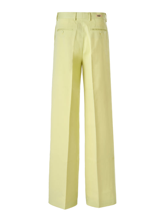 Gucci Lime Yellow Polyester Pants