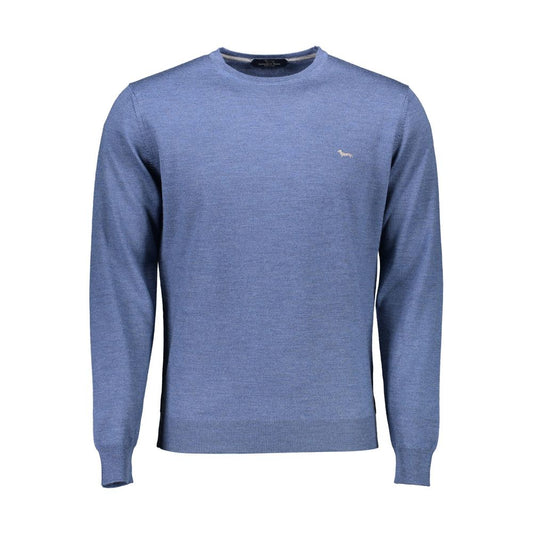 Harmont & Blaine Blue Wool Men Sweater