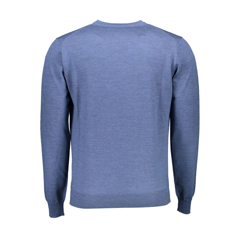 Harmont & Blaine Blue Wool Men Sweater
