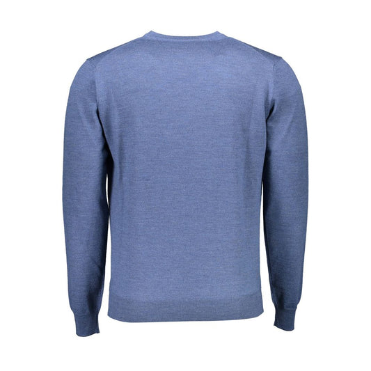 Harmont & Blaine Blue Wool Men Sweater
