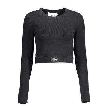 Calvin Klein Black Lyocell Women Sweater
