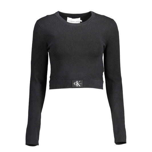 Calvin Klein Black Lyocell Women Sweater