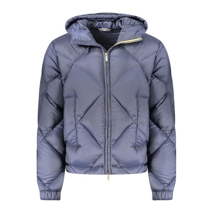K-WAY Blue Polyester Men Jacket