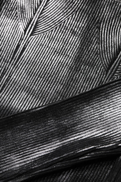 Dolce & Gabbana Black Viscose Long Sleeves Fitted Blouse Top