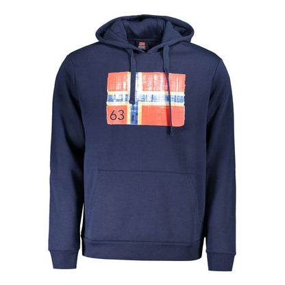 Norway 1963 Blue Cotton Men Sweater