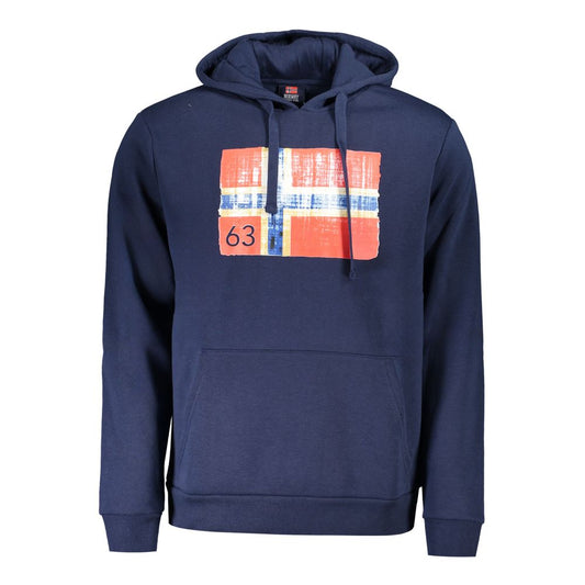 Norway 1963 Blue Cotton Men Sweater
