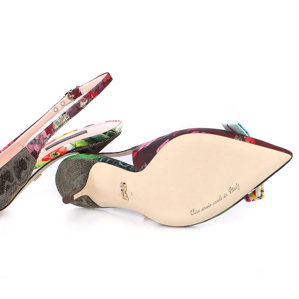 Dolce & Gabbana Multicolor Polyester Sandal