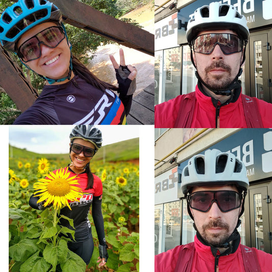 Gafas de ciclismo UNISEX, antirreflejos, ligeras, para senderismo, con protección UV400