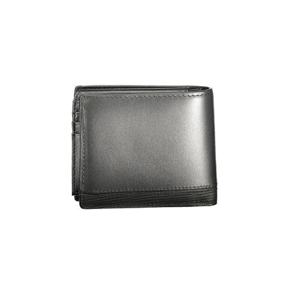 Tommy Hilfiger Black Leather Men Wallet