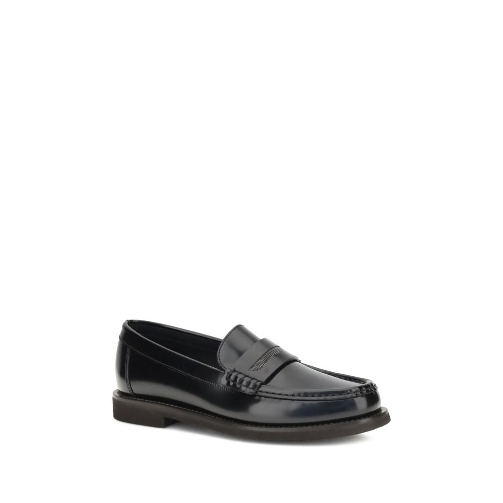 Brunello Cucinelli Leather Loafers