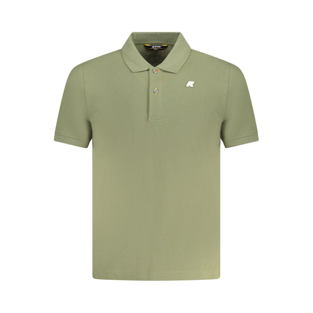 K-WAY Green Cotton Polo Shirt
